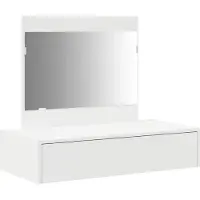 Syfax Mesa Tocador con cajón 83 x 40 x 70 cm Madera de ingeniería