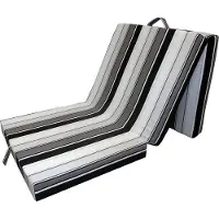 VitaliSpa Colchón plegable Negro 190 x 70 cm, Model 12697