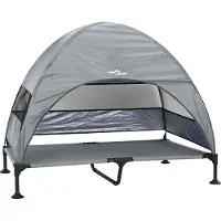 Syfax Cama Elevada para Perros Manual Gris Claro 127 x 81 x 108 cm