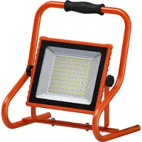 Osram Lámpara de trabajo portátil de , alimentada por batería, modelo R-Stand, 30W, 4000K, de color naranja, con carcasa de aluminio, protección IP44, ideal para reformas, sótanos y garajes