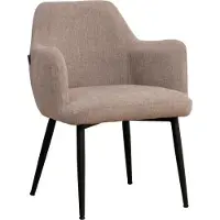 NABER Maya 1R, silla, estructura negra, tapizado color beige (01)