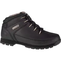 Timberland para hombre. TB0A2DUH0011 Botas de piel Euro Sprint negro (44.5), Plano, Cordones, Casual, Deportivo, Outdoor, outlet