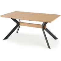 Halmar Mesa extensible Bacardi - roble natural/negro