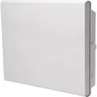 Quality Heating Calentador eléctrico - Blanco - 400 vatios, tamaño compacto, para montaje en pared o sobre una superficie