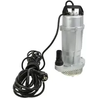 GEKO Bomba de agua sumergible de fundición, 370W, 6000 litros/hora, con flotador para aguas residuales, modelo QDX3 de