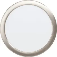 Eglo Fueva 5, foco empotrado, 1 bombilla, LED, 3000 K, 2000 lúmenes, acero, blanco