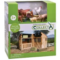 Collecta Conjunto De Granjero Y Animales Con Accesorios
