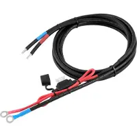 EnjoySolar Cable de conexión para batería enjoy solar, de 1,5 metros, 6 mm², con fusible de 25 A, para conectar reguladores de carga a baterías, exento de IVA (0%).