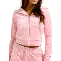 Juicy Couture Sudadera con cremallera 'MADISON' rosa