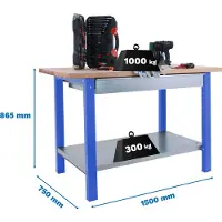 Simonwork (bancos De Trabajo) Banco De Trabajo Bt6 Pro Box 865x1500x750 Mm