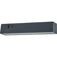 Osram Lámpara de pared solar LED Endura Style Shore, 12,4W, 3000K (blanco cálido), 540 lúmenes, sensor PIR, IP54, autonomía de 18 días