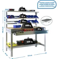 Simonwork (bancos De Trabajo) Banco De Trabajo Bt1 Box 1445x1210x610 Mm
