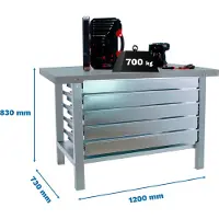 Simonwork (bancos De Trabajo) Banco De Trabajo Bt6 Pro 5box 830x1200x730 Mm