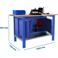 Simonwork (bancos De Trabajo) Banco De Trabajo Bt6 Pro 865x1200x750 Mm
