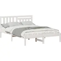 Syfax Estructura de cama 135 x 190 cm Madera de pino macizo