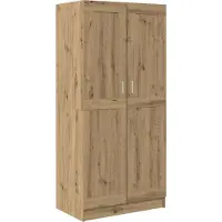 Syfax Armario Roble Artesanal 82,5 x 51,5 x 180 cm