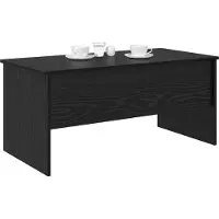 Syfax Mesa de Café Roble Negro 102 x 50,5 x 46,5 cm
