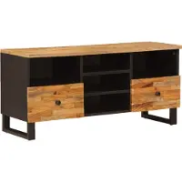 Syfax Mueble de TV con cajón Corona Marrón 100 x 33 x 46 cm