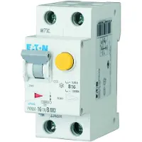 Eaton Interruptor diferencial de protección contra sobrecorriente, 1+N polos, modelo PKNM-10/1N/B/003-A-MW
