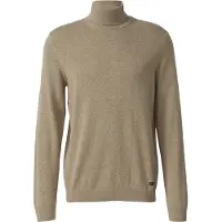 s.Oliver Pullover Beige Talla: L | Jerséis cuello Alto Outlet | Hombre | Marrón