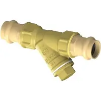 Schlosser JS SCHMUTZFAENGER, conector de prensa, para instalaciones industriales o civiles, DN25, prensa 28, carcasa DIN