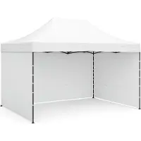 AGA Puesto de tijera 3x4,5m Blanco