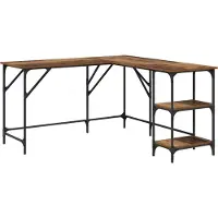 Syfax Escritorio Madera Vieja 139 x 139 x 75 cm Madera de ingeniería