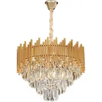 Toolight Lámpara Colgante De Techo G062-Cp 50Cm Gold85X47X40Cm
