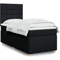 Prolenta Maison Exclusive: Base de cama con somier y colchón, color , 90x200 cm, material: textil