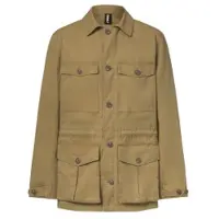 Ecoalf para hombre. MCMGAJKATLAS0168W25-060 Chaqueta Atlas beige (M), Marrón, Casual, Algodón Orgánico, Sostenible, Algodón Reciclado,
