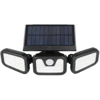Cofi1453® Lámpara solar SMD de 20W, 800 lúmenes, 2400mAh, para jardín o uso exterior, con sensor de movimiento