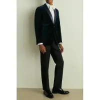 Reiss Sb 2b Notch Velvet Blazer Navy Talla: 38 | Blazers Outlet | Hombre | Azul
