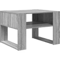 Syfax Mesa de Café Gris Sonoma 66 x 53 x 45 cm Madera de ingeniería