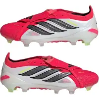 Adidas adidasBota de fútbol con lengüeta plegable PREDATOR ELITE césped natural seco 45 1/3 Lucid Red / Core Black / Cloud White Unisex