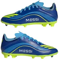 Adidas adidasBota F50 Messi League césped natural seco / multisuperficie 36 Royal Blue / Solar Yellow / Semi Blue Burst Niño