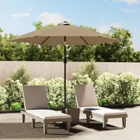 Prolenta Maison Exclusive - Funda de repuesto para parasol de jardín, color taupe, 300 cm
