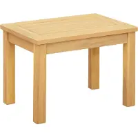 Syfax Mesa de Café Acacia clara 50 x 35 x 36 cm