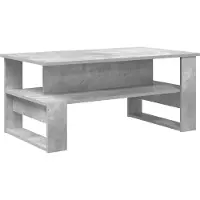 Syfax Mesa de Café Gris Concreto 90 x 50 x 40 cm Madera de ingeniería