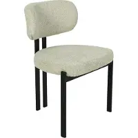 HowHomely Silla acolchada de estilo "", color beige, ideal para el salón
