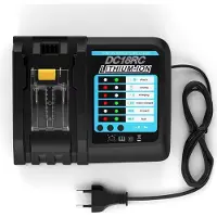 StarTech.com Para Makita BL1830/BL1860/BL1890, cargador de batería de iones de litio de 18V, color gris, solo el cargador