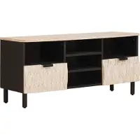 Syfax Mueble de TV con cajón Acabado de Lavado 100 x 33 x 46 cm