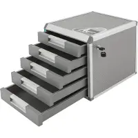StarTech.com Organizador de escritorio - Organizador de cajones - Aleación de aluminio - Con cerradura - Para papel de oficina y documentos - Compacto