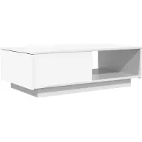 Syfax Mesa de Café con cajón 95 x 55 x 31 cm Madera de ingeniería