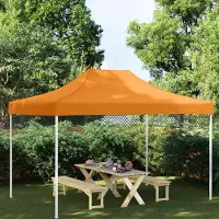 Prolenta Maison Exclusive: Toldo para fiesta, 4x3 metros, color naranja, 270 g/m²