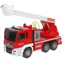 Speed&go 39063 Camión De Bomberos De Juguete Con Fricción Y Luz Y Sonido 1:14