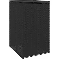 Syfax Caja de Basura Caja Negro 65 x 80 x 115 cm Polietileno