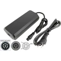 PowerSmart Cargador de 54,6V y 3A para baterías de 48V de la marca Prophete (modelo ZZ131304), con motor AEG de 6 polos