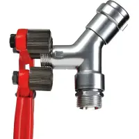 Rothenberger Dispositivo para limpieza y reparación de roscas, de 3/8 a 2 pulgadas, con una longitud de 335 mm, modelo 56500