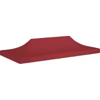 Prolenta Maison Exclusive - Toldos para fiestas, modelo 6x3 metros, color burdeos, 270 g/m²