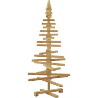 Syfax Árbol de Navidad de madera KOTKA 120 cm Madera de Pino Maciza